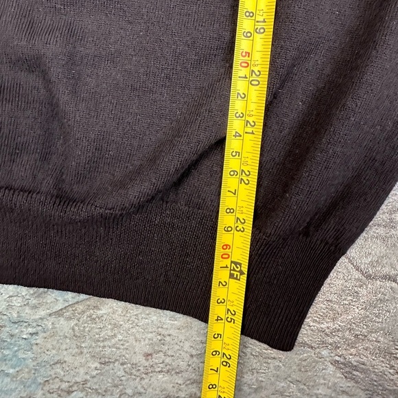 Jos. A. Bank Signature Collection Black 100% Merino Wool Cardigan Sweater Men XL - Picture 7 of 7